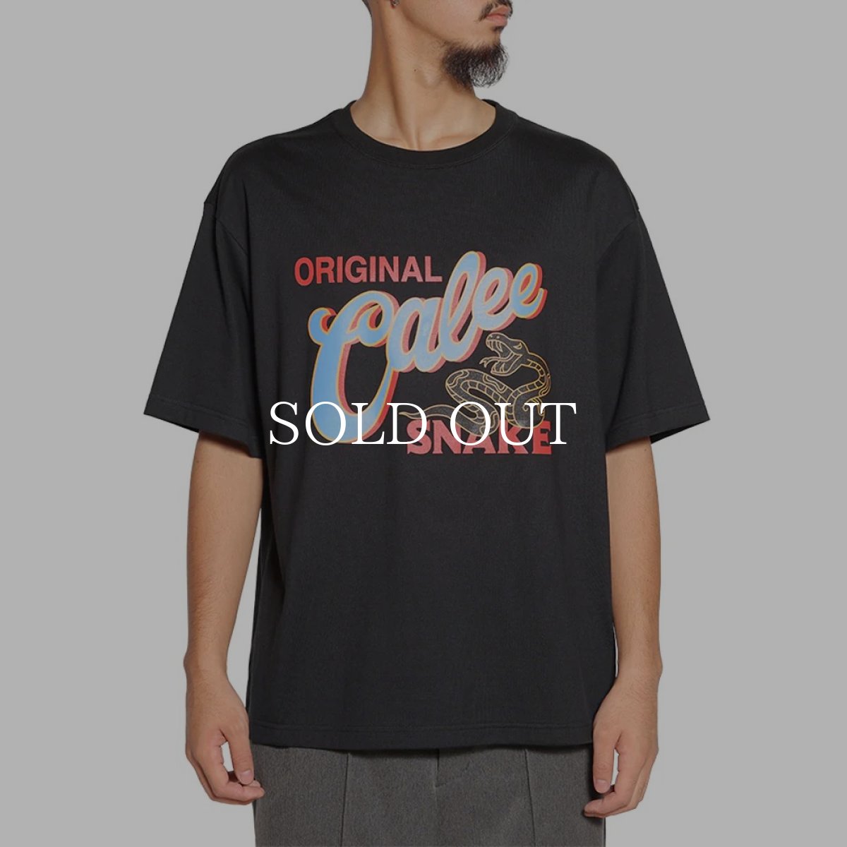 画像5: CALEE  SNAKE LOGO DROP S/S TEE (5)