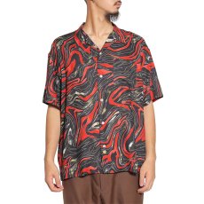 画像8: CALEE  CAMO PATTERN OPEN COLLAR SH (8)