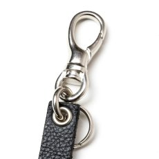 画像2: CALEE  STUDS & KNITTING LEATHER SHORT KEY RING ＜TYPE B＞ (2)