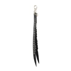 画像1: CALEE  STUDS & KNITTING LEATHER LONG KEY RING ＜TYPE B＞ (1)