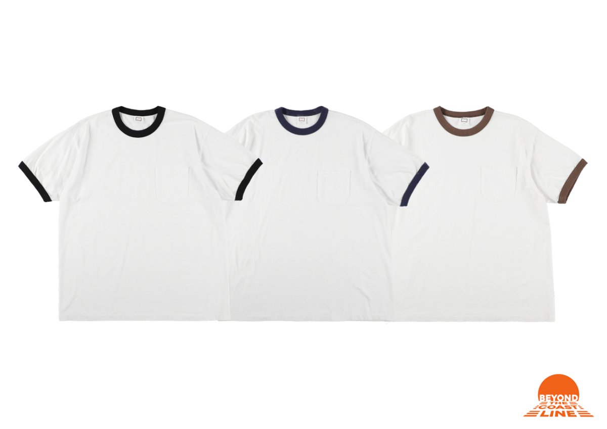画像1: STANDARD CALIFORNIA  SD US Cotton Ringer Pocket T Vintage Wash (1)