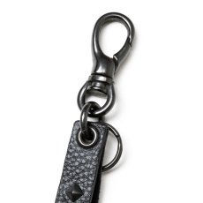 画像6: CALEE  STUDS & KNITTING LEATHER SHORT KEY RING ＜TYPE B＞ (6)
