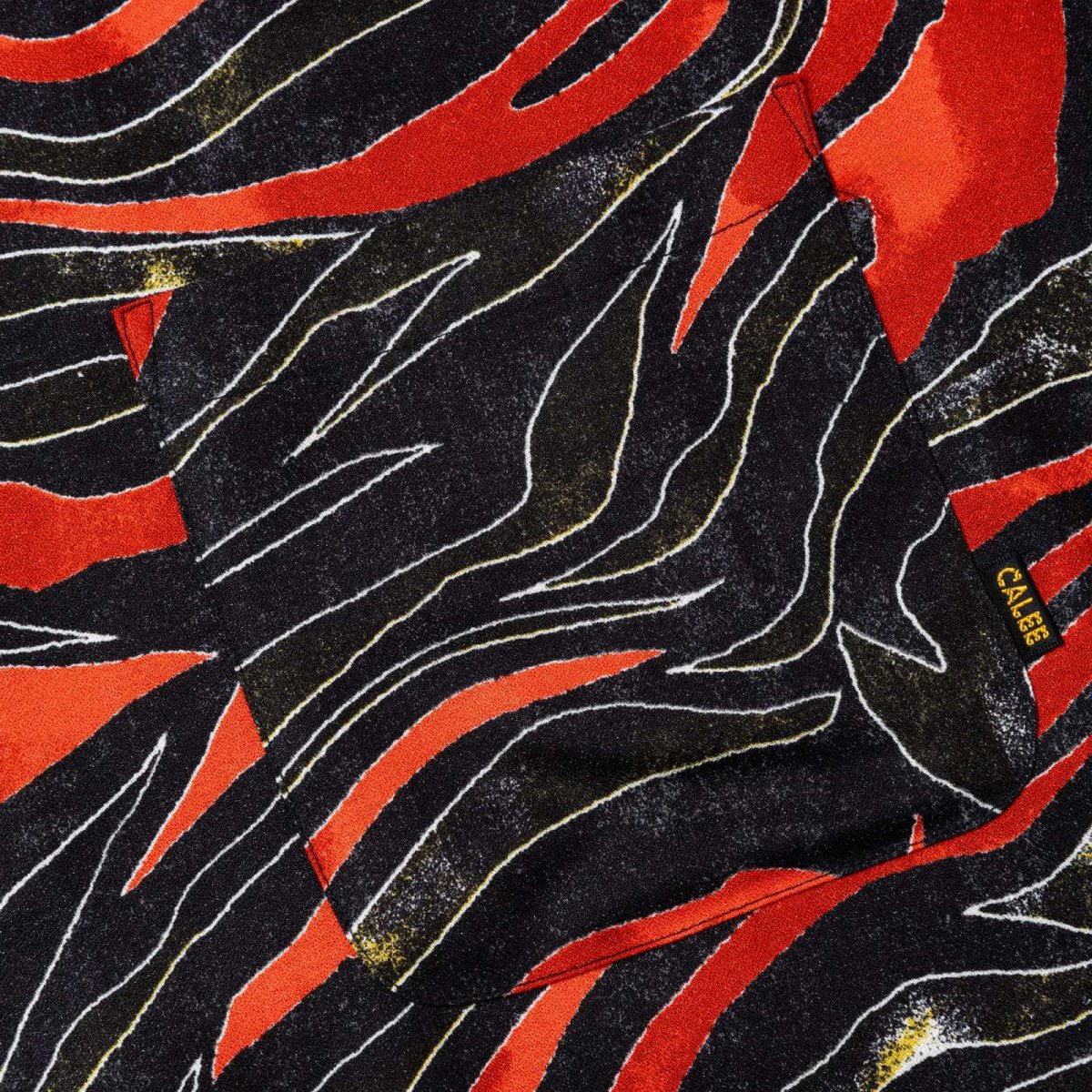 画像5: CALEE  CAMO PATTERN OPEN COLLAR SH (5)