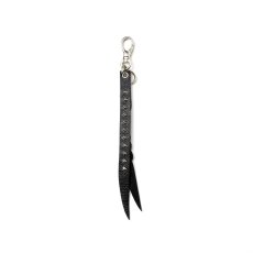 画像1: CALEE  STUDS & KNITTING LEATHER SHORT KEY RING ＜TYPE B＞ (1)