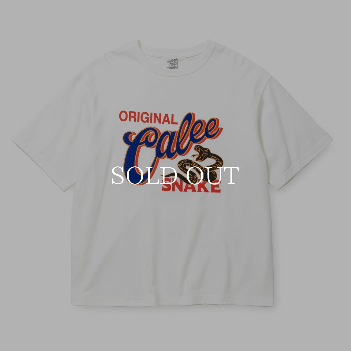 画像2: CALEE  SNAKE LOGO DROP S/S TEE (2)
