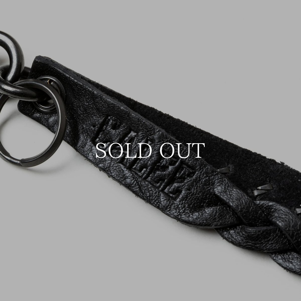 画像8: CALEE  STUDS & KNITTING LEATHER SHORT KEY RING ＜TYPE B＞ (8)