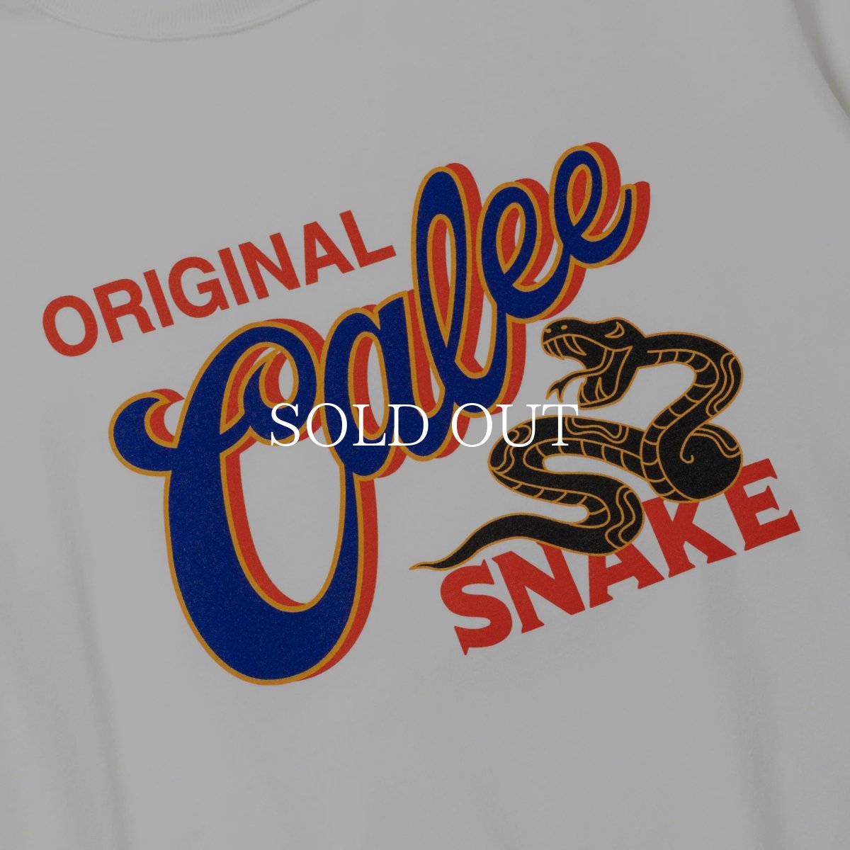画像4: CALEE  SNAKE LOGO DROP S/S TEE (4)