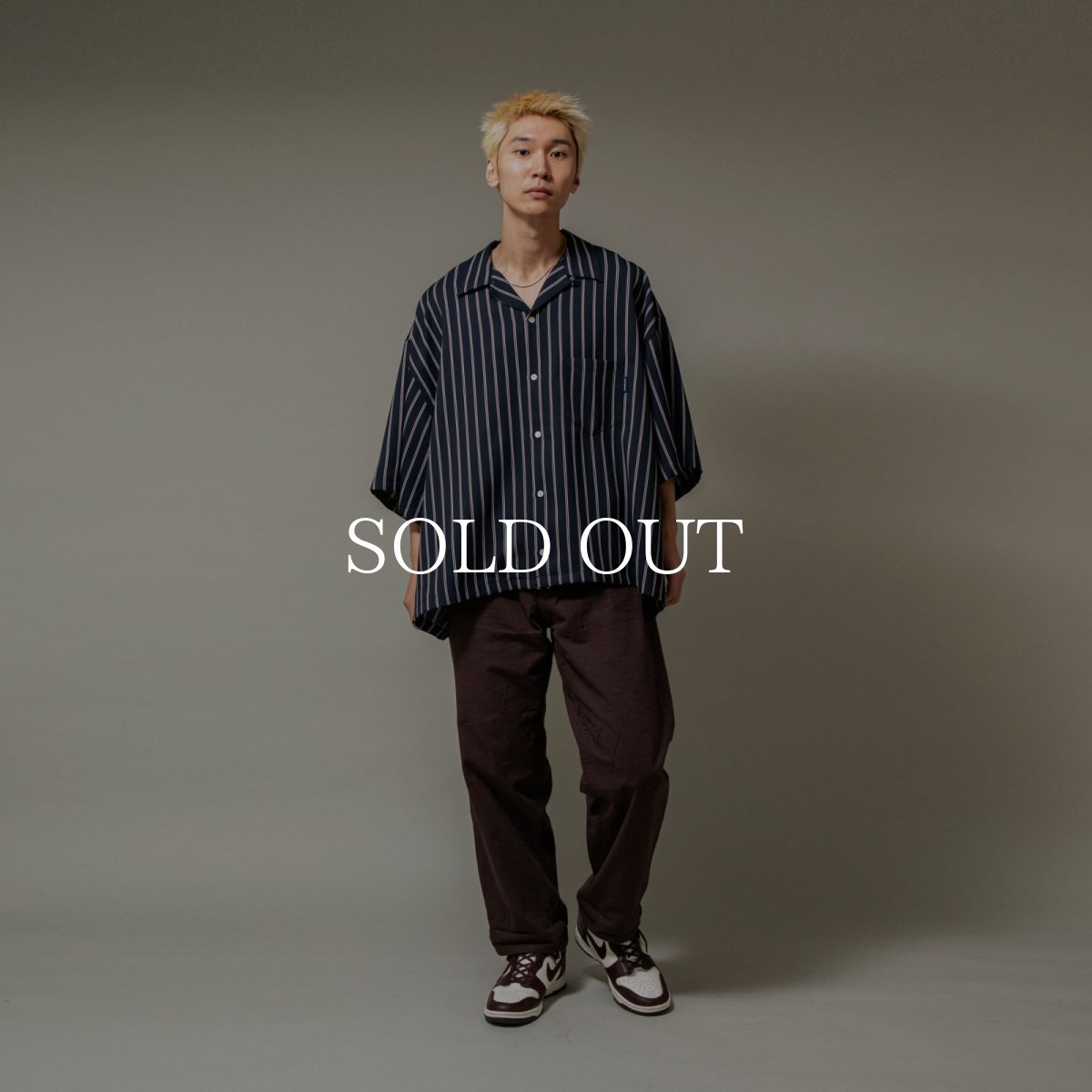 画像11: APPLEBUM  Big Sleeve Stripe Aloha Shirt (11)