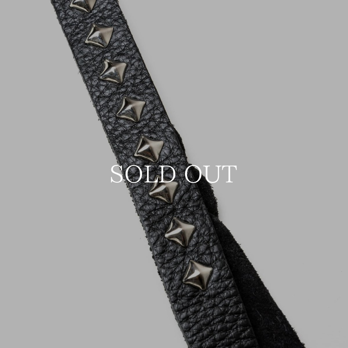 画像3: CALEE  STUDS & KNITTING LEATHER SHORT KEY RING ＜TYPE B＞ (3)