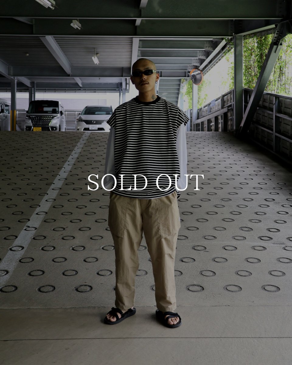 画像9: MINEDENIM  Big Nosleeve Border T-SH (9)