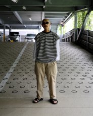 画像9: MINEDENIM  Big Nosleeve Border T-SH (9)