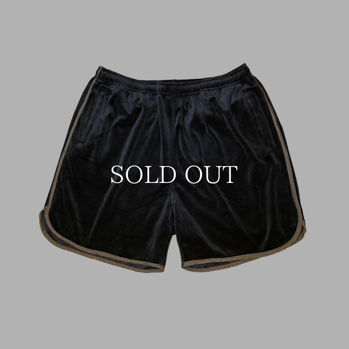 画像1: exodus  VELOUR RESORT BAGGIE SHORTS (1)