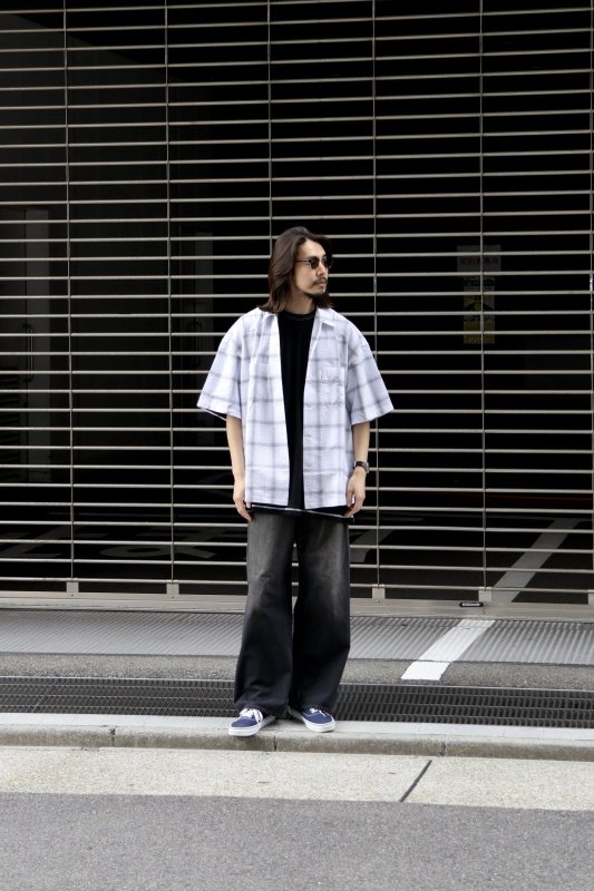 COOTIE PRODUCTIONS T/C Sucker Ombre Check S/S Shirt CTE-25S410