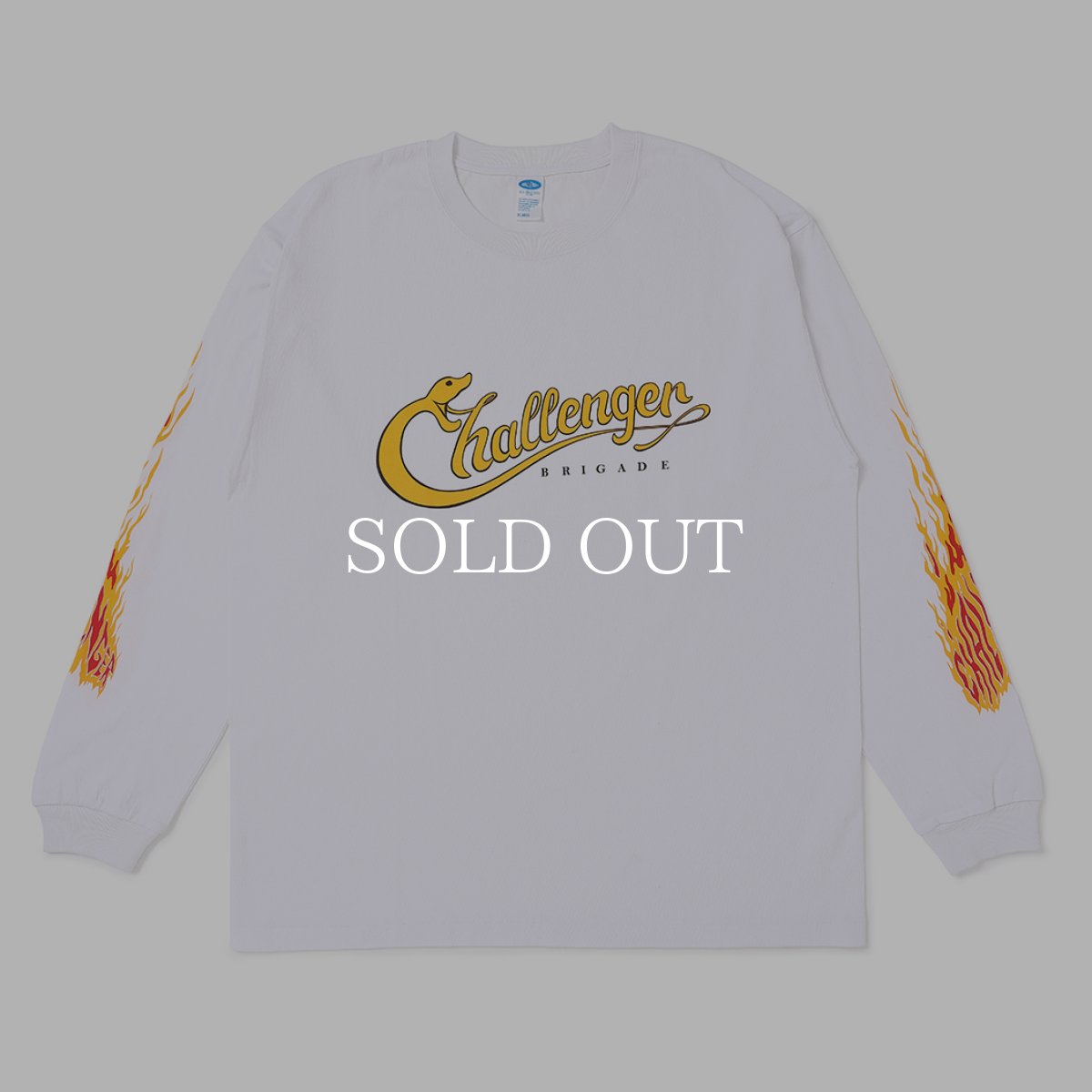 画像1: CHALLENGER  L/S SNAKING LOGO TEE (1)