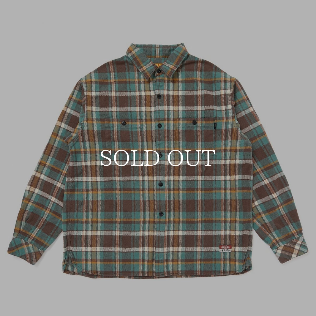 画像1: CHALLENGER  PLAID FLANNEL SHIRT (1)