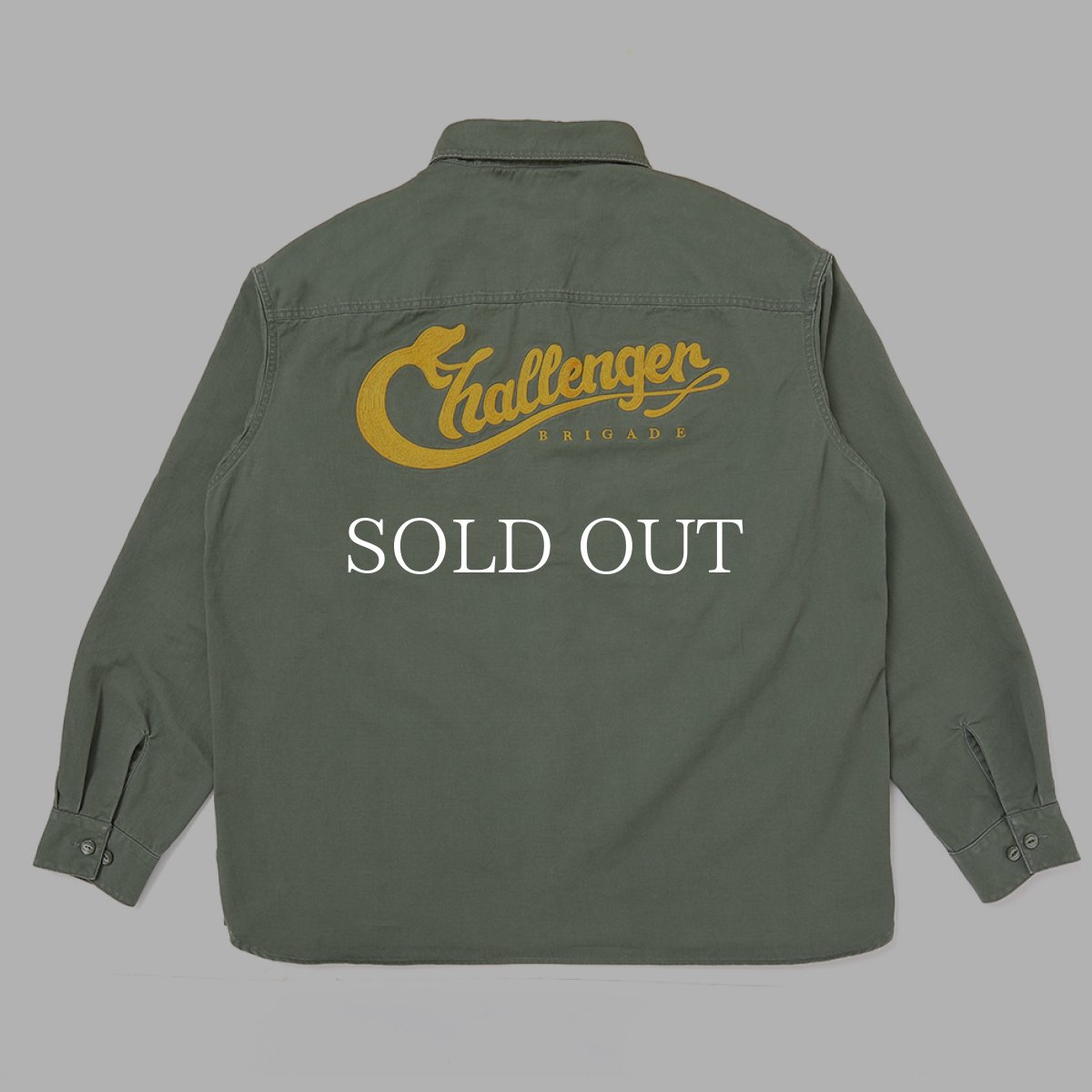 画像1: CHALLENGER  SNAKING LOGO WORK SHIRT (1)