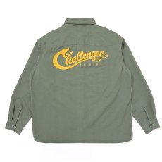 画像1: CHALLENGER  SNAKING LOGO WORK SHIRT (1)