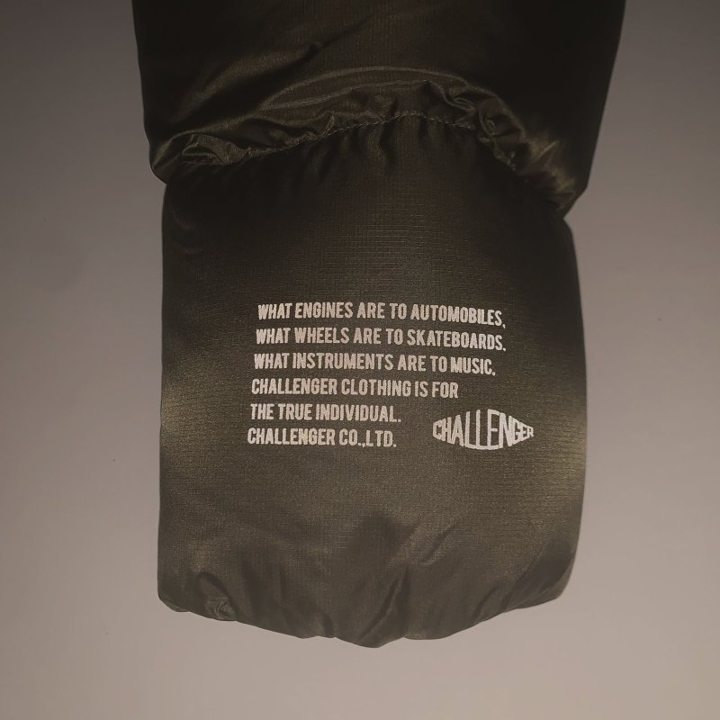 CHALLENGER VERSATILE DOWN JACKET CLG-JK 025-009 公式通販