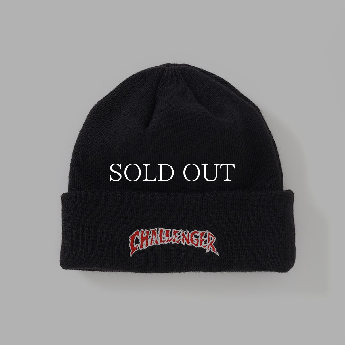 画像1: CHALLENGER  CRASH LOGO KNIT CAP (1)