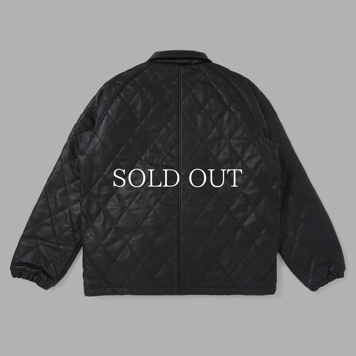 画像2: CHALLENGER  QUILTING LEATHER JACKET (2)