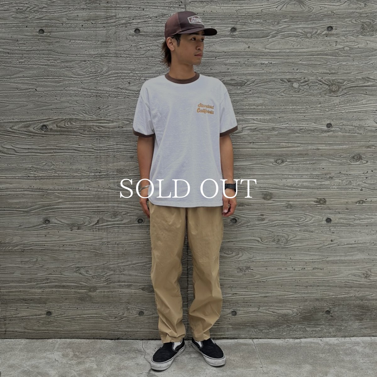 画像12: STANDARD CALIFORNIA  SD US Cotton Script Logo Ringer T (12)