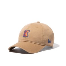 画像1: NEW ERA  9TWENTY KAMAITACHI かまいたち カレッジロゴ カーキ (1)