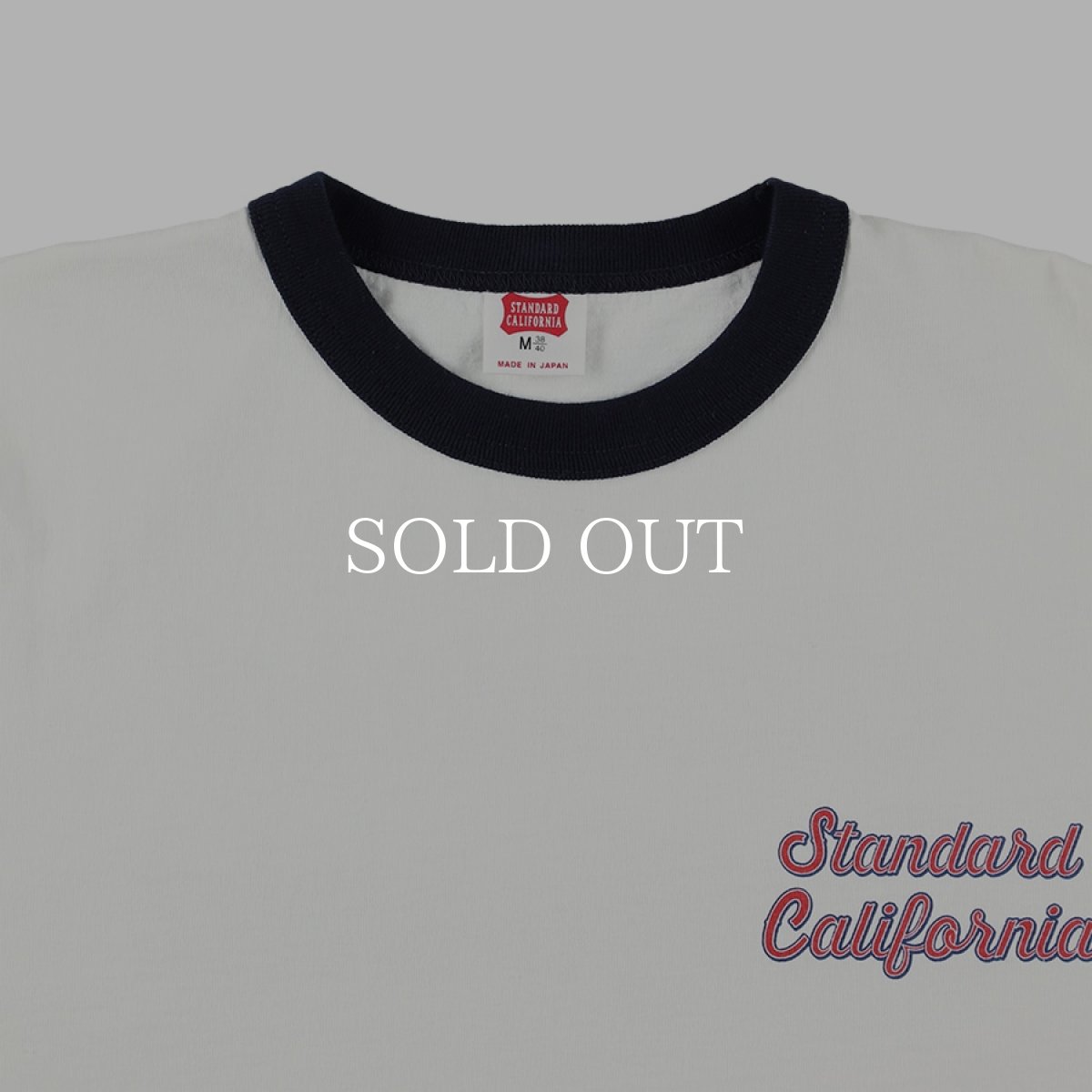 画像5: STANDARD CALIFORNIA  SD US Cotton Script Logo Ringer T (5)