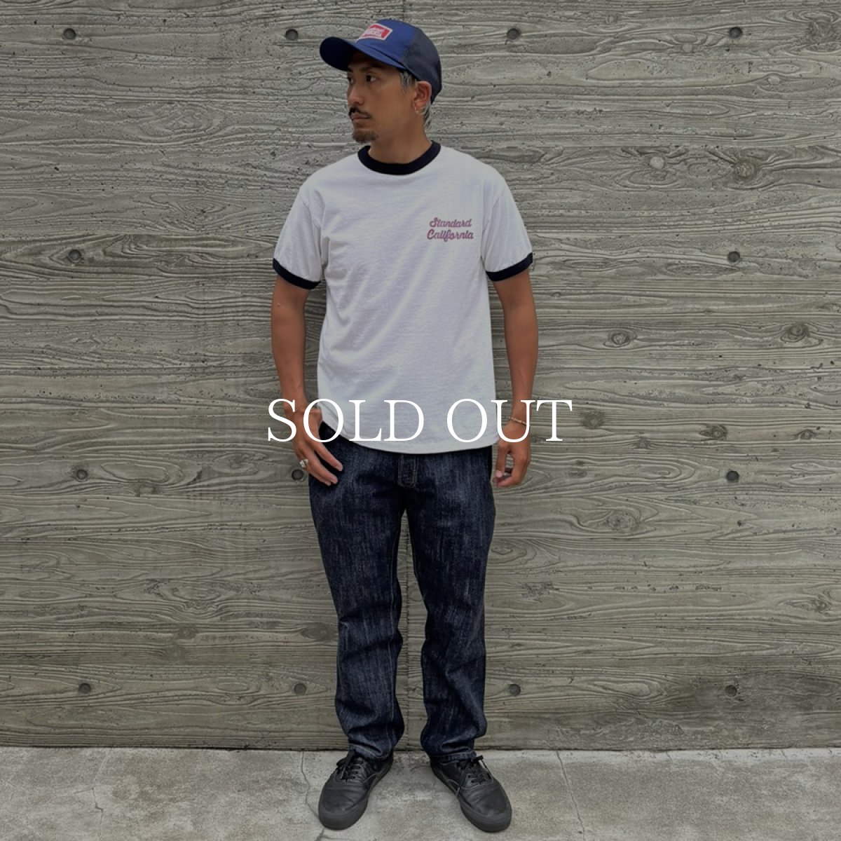 画像11: STANDARD CALIFORNIA  SD US Cotton Script Logo Ringer T (11)