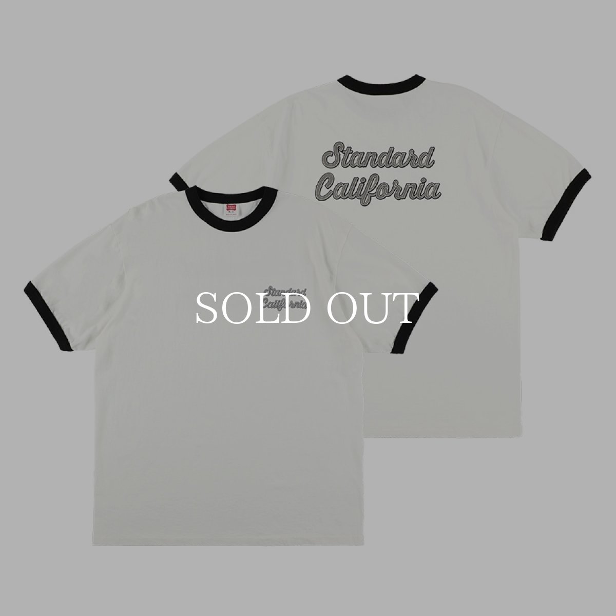 画像7: STANDARD CALIFORNIA  SD US Cotton Script Logo Ringer T (7)