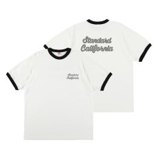 画像7: STANDARD CALIFORNIA  SD US Cotton Script Logo Ringer T (7)