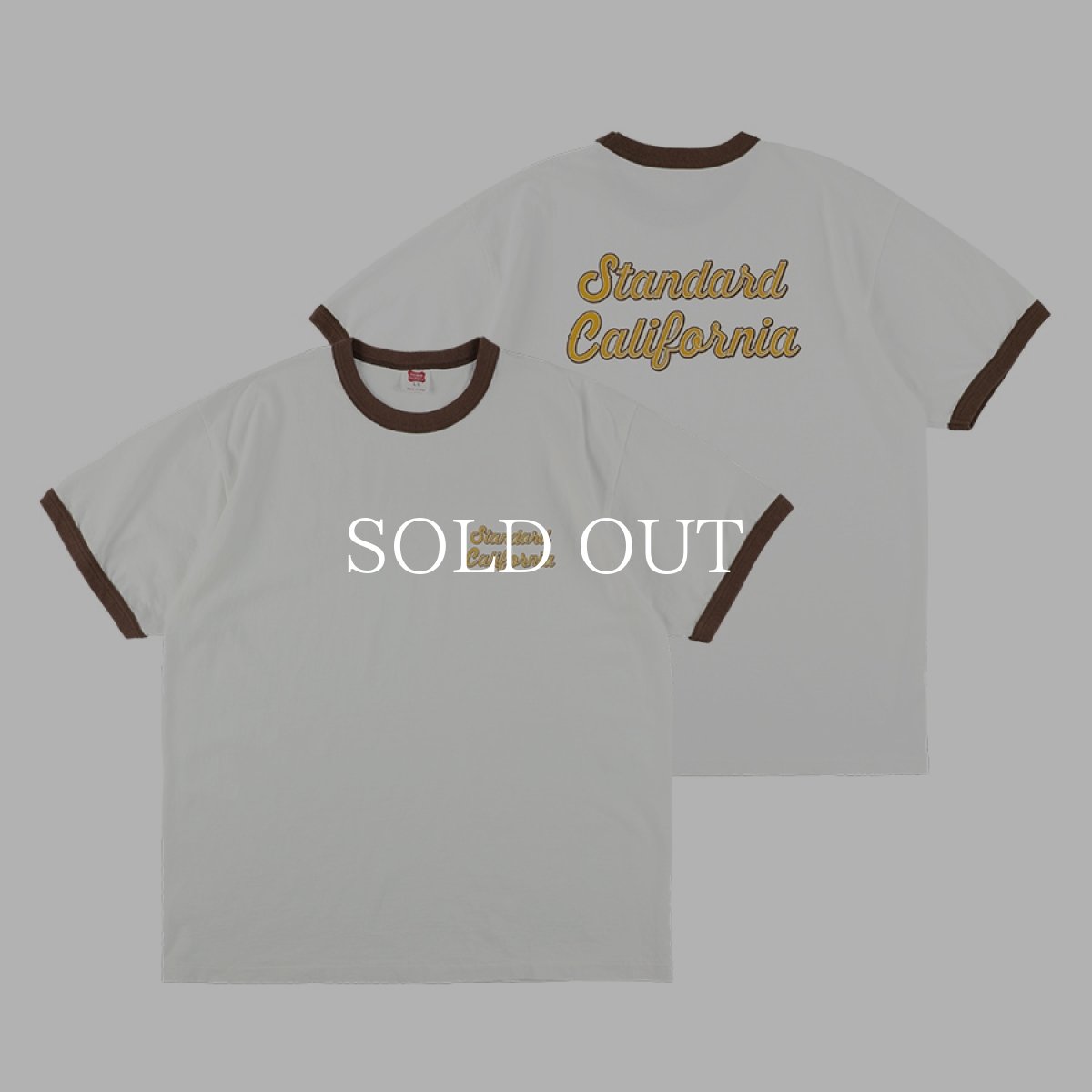 画像8: STANDARD CALIFORNIA  SD US Cotton Script Logo Ringer T (8)