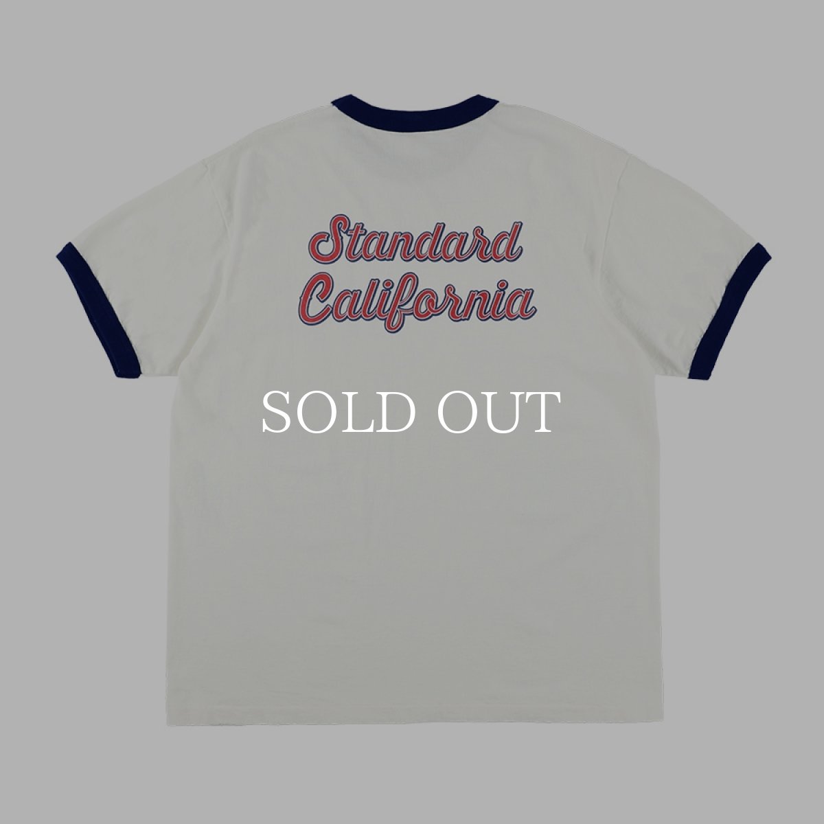 画像4: STANDARD CALIFORNIA  SD US Cotton Script Logo Ringer T (4)