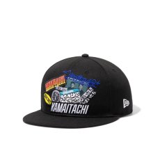 画像1: NEW ERA  9FIFTY KAMAITACHI かまいたち ステッカー ブラック (1)
