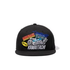 画像2: NEW ERA  9FIFTY KAMAITACHI かまいたち ステッカー ブラック (2)