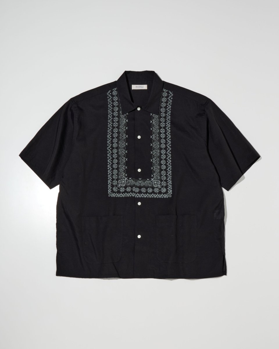 画像1: RADIALL  NATIVE LEI - OPEN COLLARED SHIRT S/S (1)