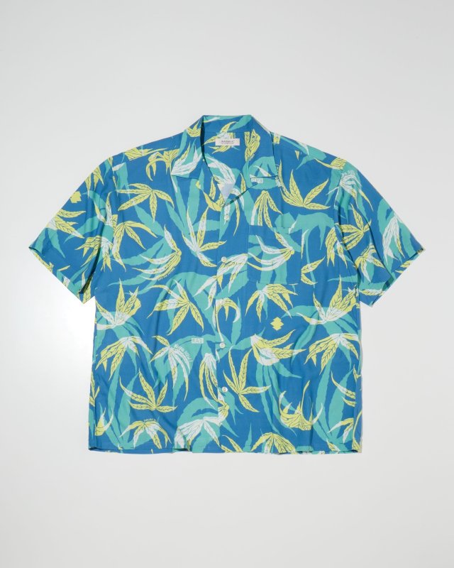 RADIALL INTO THE FUTURE - OPEN COLLARED SHIRT S/S RAD-25SS-SH014