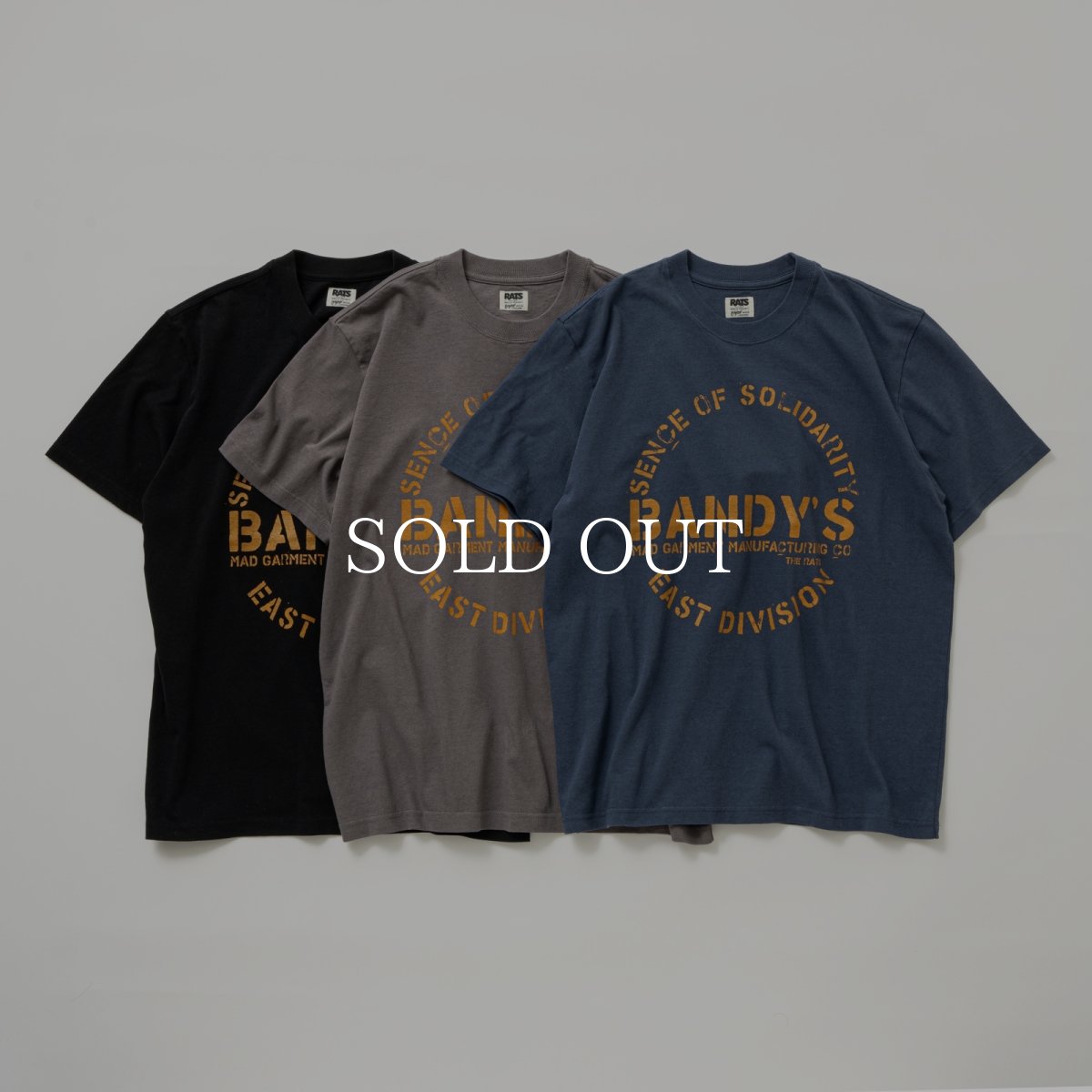 画像1: RATS  STAMP LOGO TEE (1)