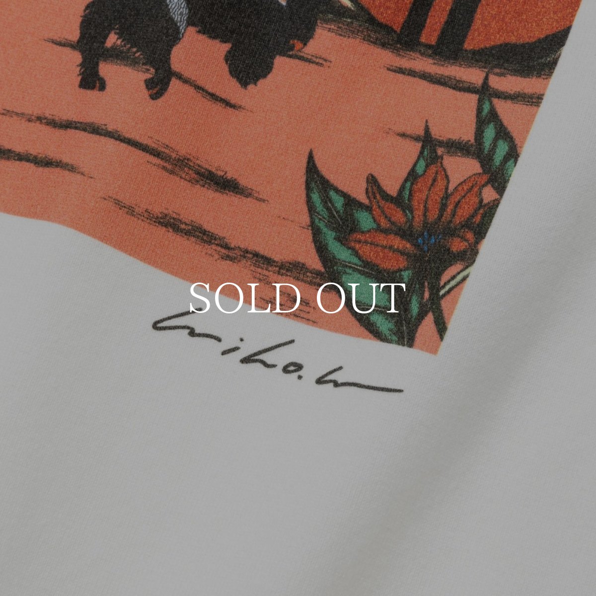 画像10: CALEE  × MIHO MURAKAMI DROP SHOULDER PRINT TEE (10)