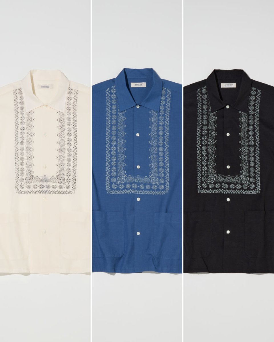 画像9: RADIALL  NATIVE LEI - OPEN COLLARED SHIRT S/S (9)