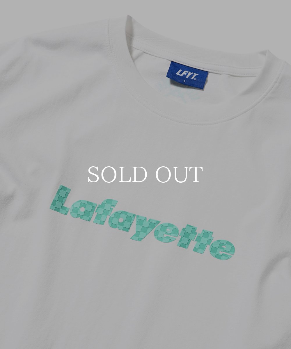 画像4: LFYT  Lafayette EMBOSS CHECKER LOGO TEE (4)