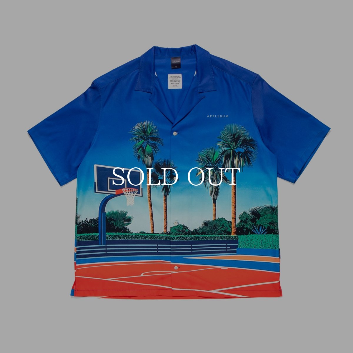 画像1: APPLEBUM  palm basketball court aloha shirt (1)