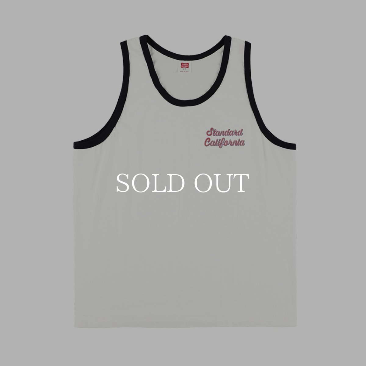 画像6: STANDARD CALIFORNIA  SD US Cotton Script Logo Ringer Tank (6)