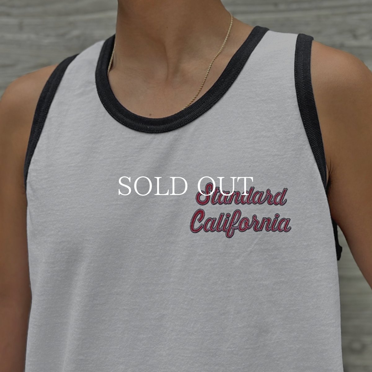画像10: STANDARD CALIFORNIA  SD US Cotton Script Logo Ringer Tank (10)