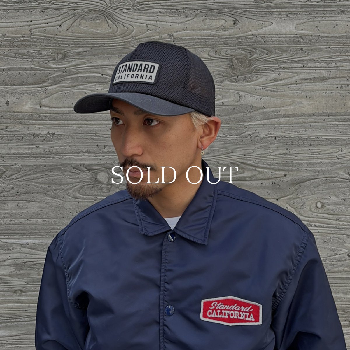 画像8: STANDARD CALIFORNIA  SD Box Logo Patch All Mesh Cap (8)
