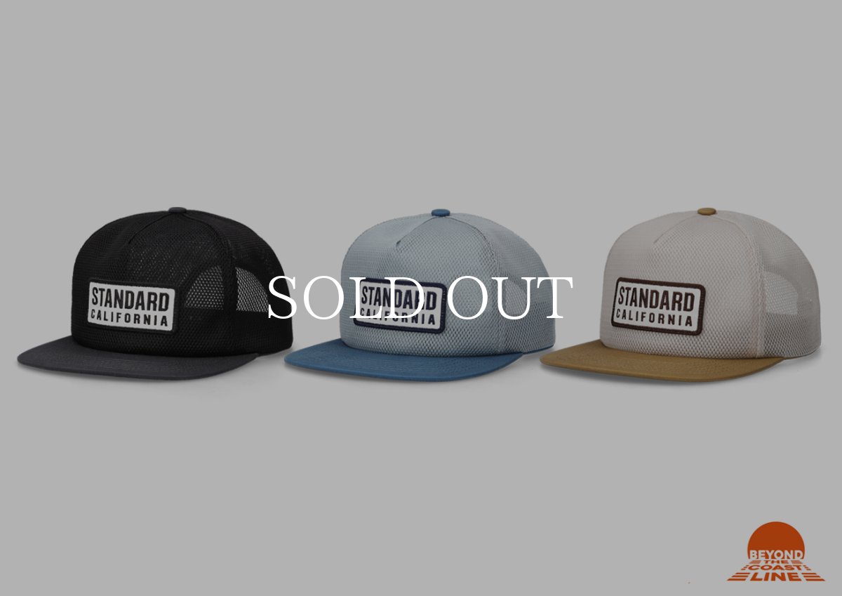 画像1: STANDARD CALIFORNIA  SD Box Logo Patch All Mesh Cap (1)