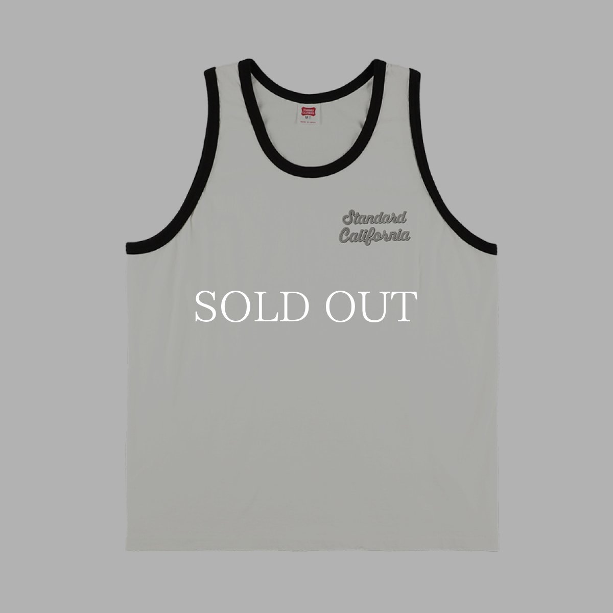 画像2: STANDARD CALIFORNIA  SD US Cotton Script Logo Ringer Tank (2)