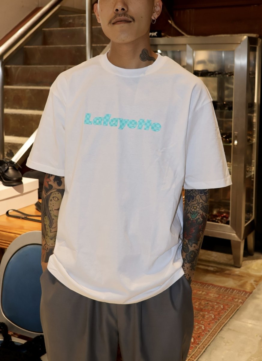 画像21: LFYT  Lafayette EMBOSS CHECKER LOGO TEE (21)