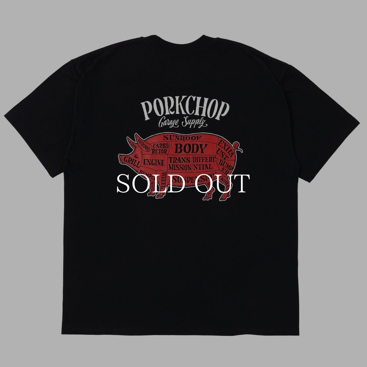 画像5: PORKCHOP GARAGE SUPPLY  PORK BACK TEE (5)