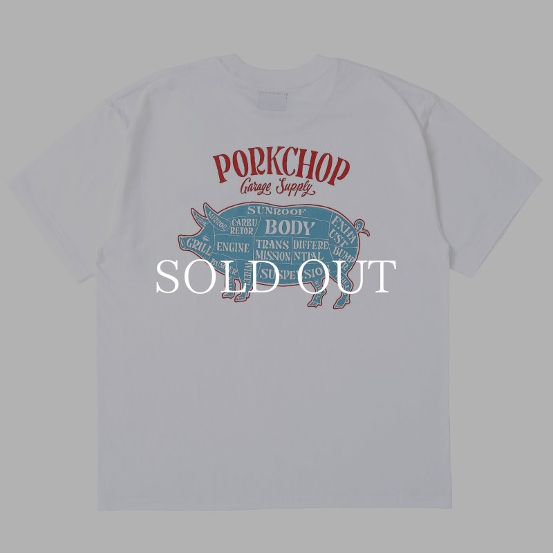 PORKCHOP GARAGE SUPPLY PORK BACK TEE P0441 公式通販