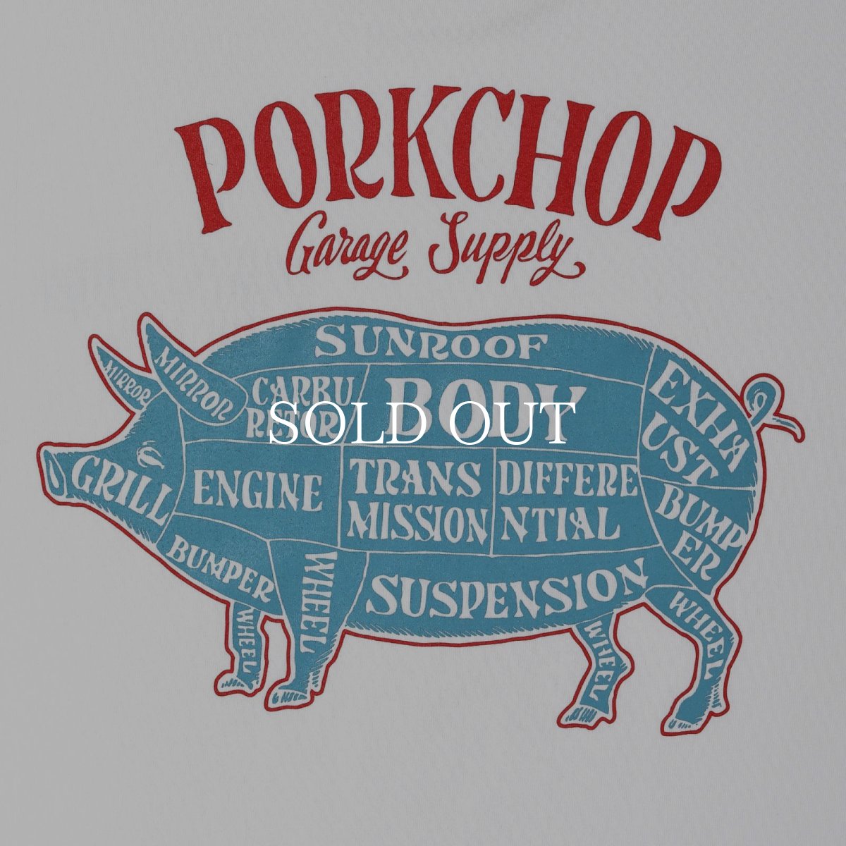 画像4: PORKCHOP GARAGE SUPPLY  PORK BACK TEE (4)